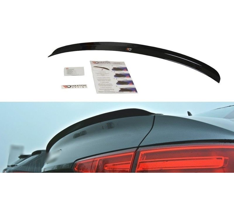 Tailgate spoiler lip for Audi A4 B9 Sedan S line