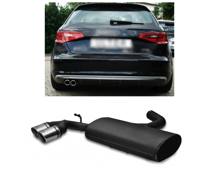Sport Exhaust system for Audi A3 8V Sportback 1,4 92kW