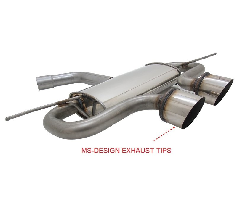 R32 R20 Sport Look Exhaust System for Volkswagen Golf 5 & Golf 6