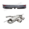 OEM Line ® R32 Look Rear Bumper + Sport Exhaust System for Volkswagen Golf 5