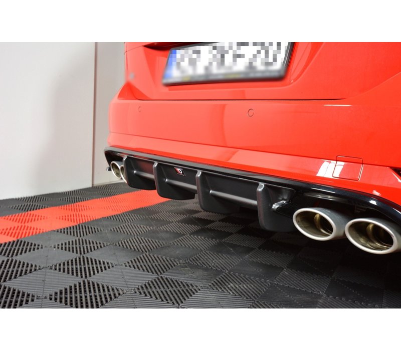 Aggressive Diffuser for Volkswagen Golf 7 R Variant Facelift
