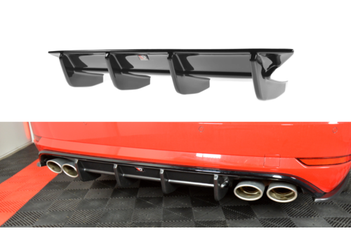 Maxton Design Aggressive Diffuser for Volkswagen Golf 7 R Variant Facelift