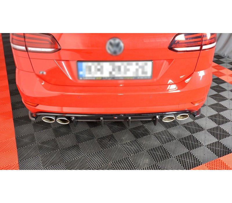 Aggressive Diffuser for Volkswagen Golf 7 R Variant Facelift