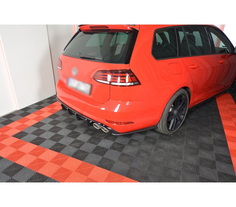 Rear Side Splitter voor Volkswagen Golf 7 R Variant Facelift