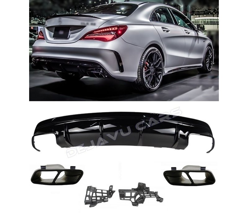 Facelift CLA 45 AMG Look Diffuser for Mercedes Benz CLA-Class W117 / C117 / X117