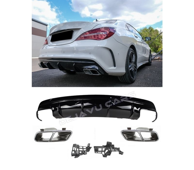 Facelift CLA 45 AMG Look Diffuser for Mercedes Benz CLA-Class W117 / C117 / X117