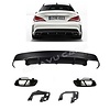 OEM Line ® CLA 45 AMG Look Diffuser voor Mercedes Benz CLA-Klasse W117 / C117 / X117