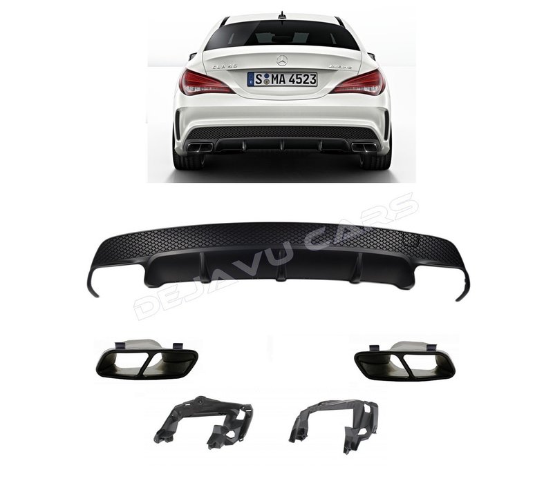 CLA45 AMG Look Diffusor für Mercedes Benz CLA-Klasse W117 / C117 / X117