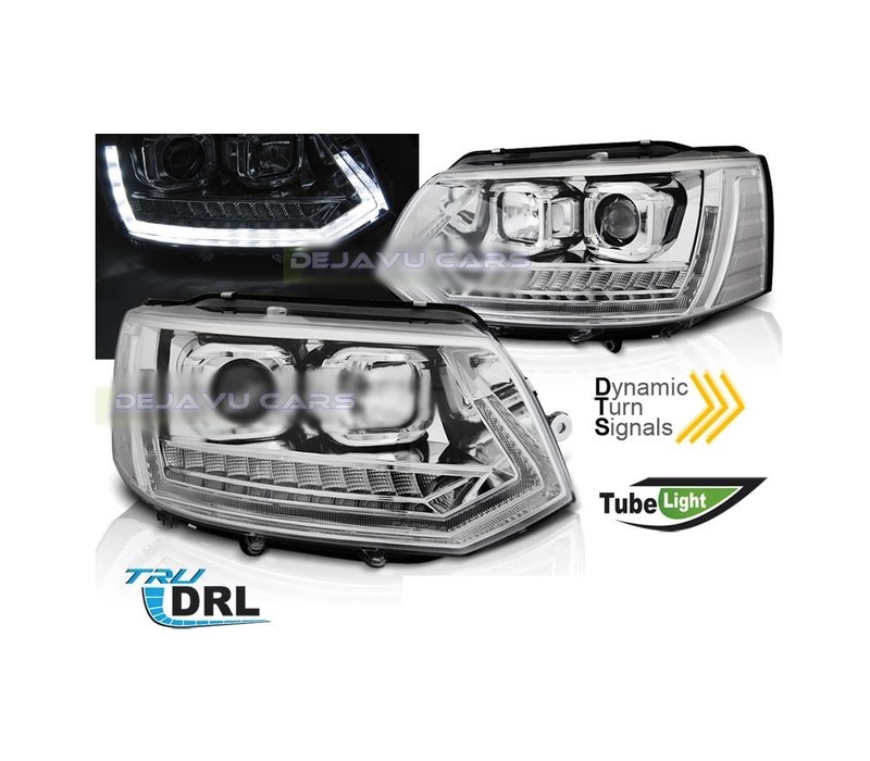 Xenon Look Dynamic LED Headlights for Volkswagen Transporter T5