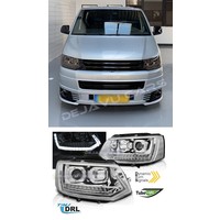 Xenon Look Dynamische LED Koplampen voor Volkswagen Transporter T5