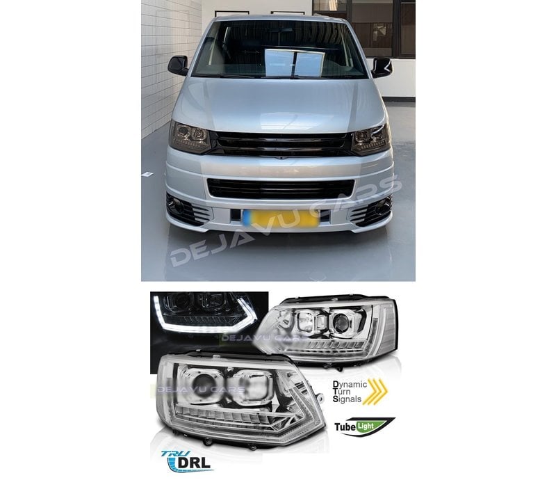 Xenon Look Dynamisch LED Scheinwerfer für Volkswagen Transporter T5