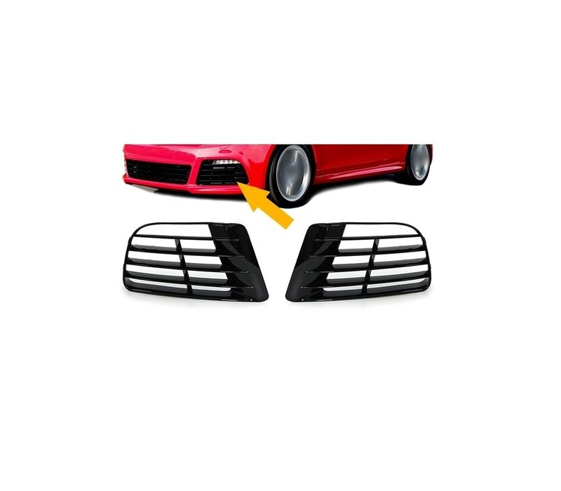 Bumper Grill voor Volkswagen Polo 6R R20 Look Voorbumper