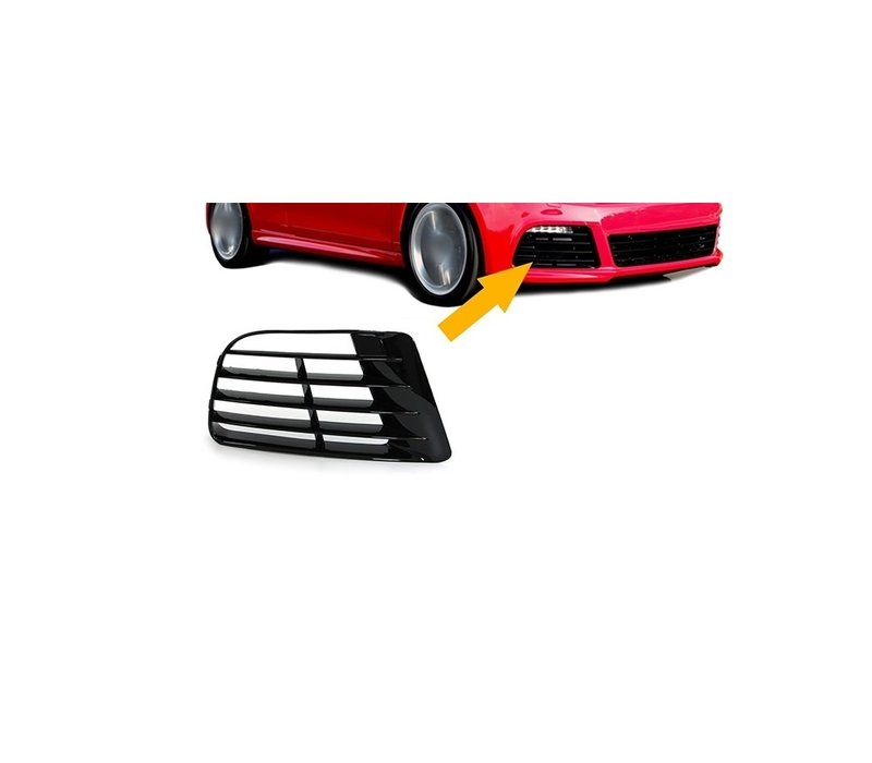 Bumper Grill for Volkswagen Polo 6R R20 Look Front bumper