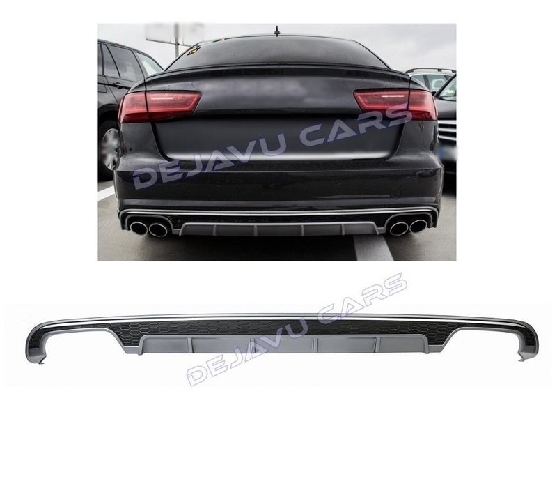 S6 Look Diffuser for Audi A6 C7.5 Facelift