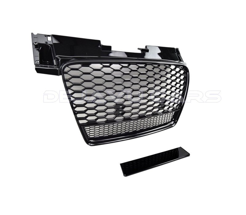TT RS QUATTRO Look Kühlergrill Black Edition für Audi TT 8J / TTS / TTRS
