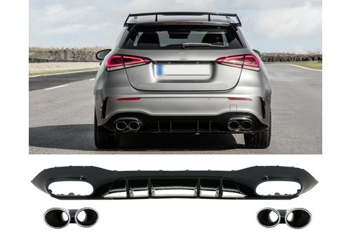 OEM Line ® A 45 AMG Look Diffuser for Mercedes Benz A-Class W177 Hatchback