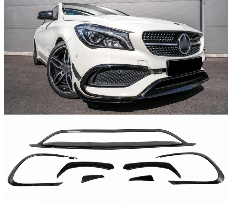 CLA 45 AMG Look Spoiler set voor Mercedes Benz CLA-Klasse W117 / C117 Facelift