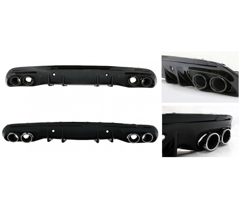 C43 AMG Look Diffuser for Mercedes Benz C Class W205 S205