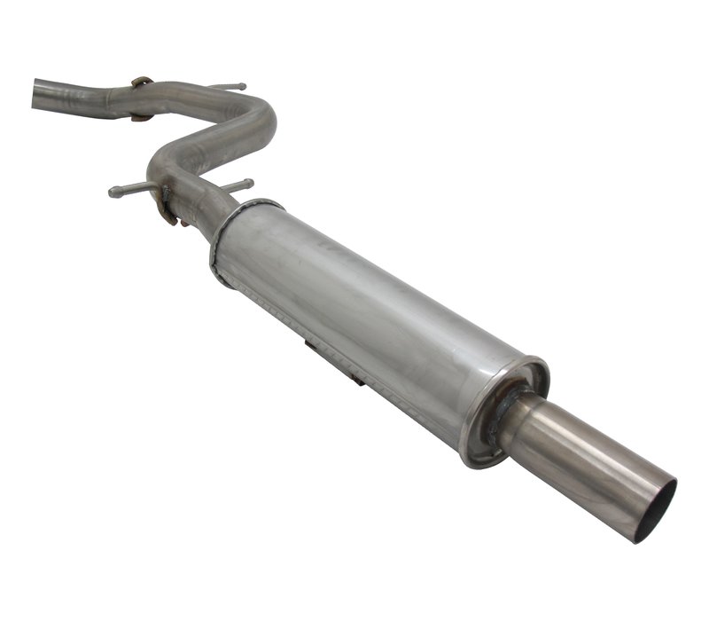 Sport Exhaust Front Silencer (Stainless steel) for VW Scirocco Facelift 2.0 TSI