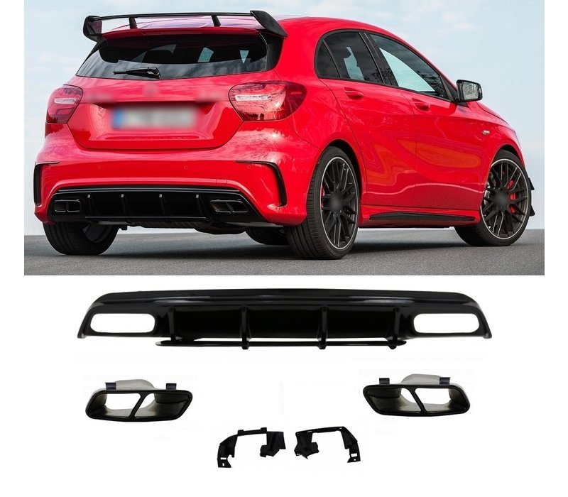 Facelift A 45 AMG Look Diffuser for Mercedes Benz A-Klasse W176