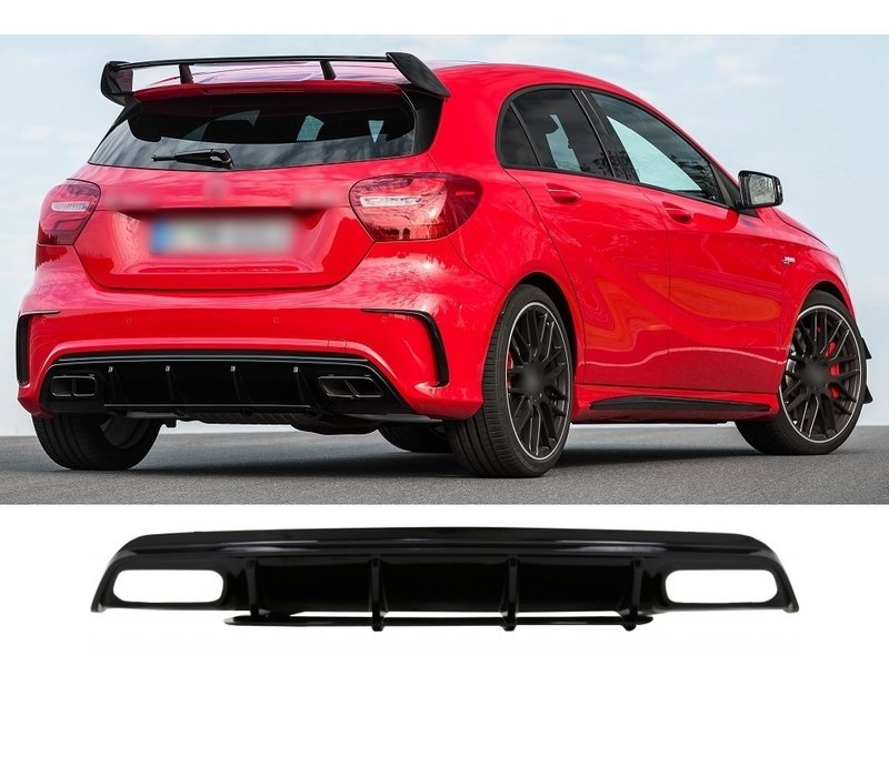 A45 AMG Look Diffuser for Mercedes Benz A Klasse W176