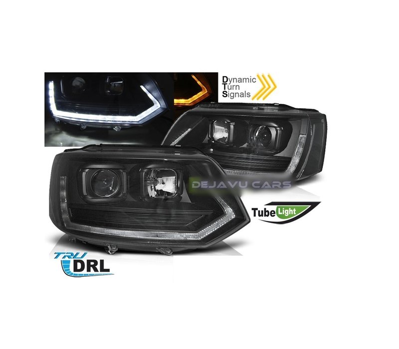 T6 Xenon Look Dynamic LED Headlights for Volkswagen Transporter T5