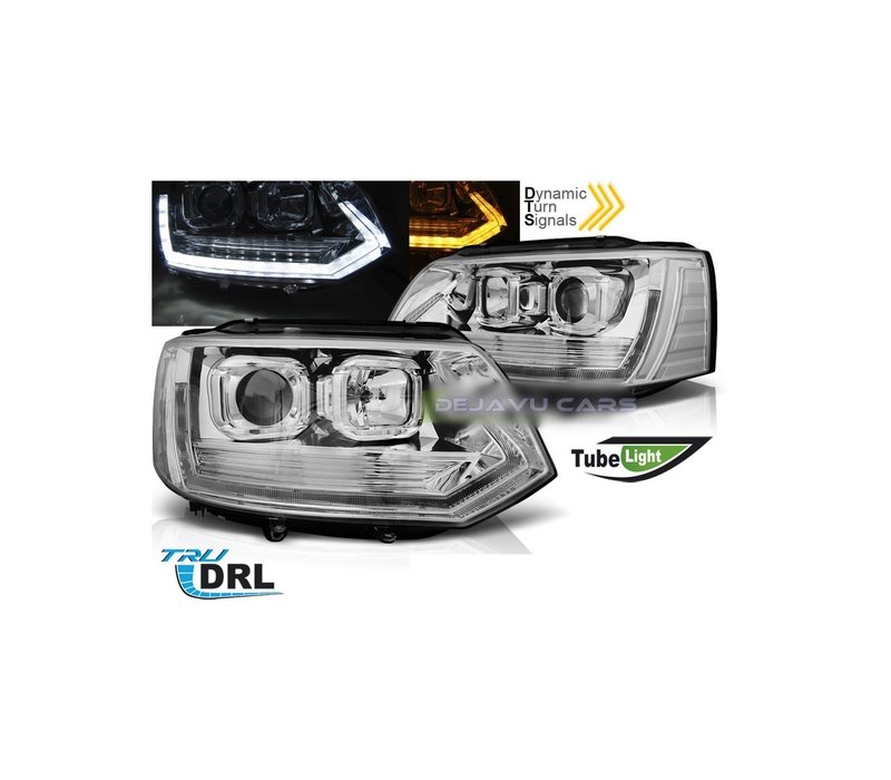 T6 Xenon Look Dynamic LED Headlights for Volkswagen Transporter T5