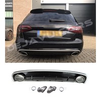 RS4 Look Diffuser voor Audi A4 B8.5