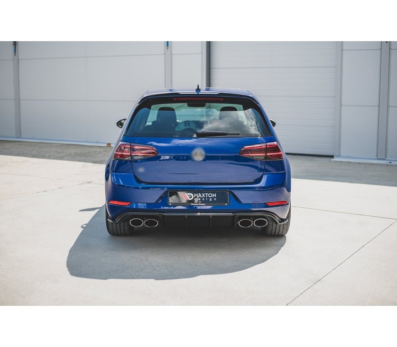 Aggressive Diffuser for Volkswagen Golf 7.5 Facelift / R / R line / GTI / GTD / GTE