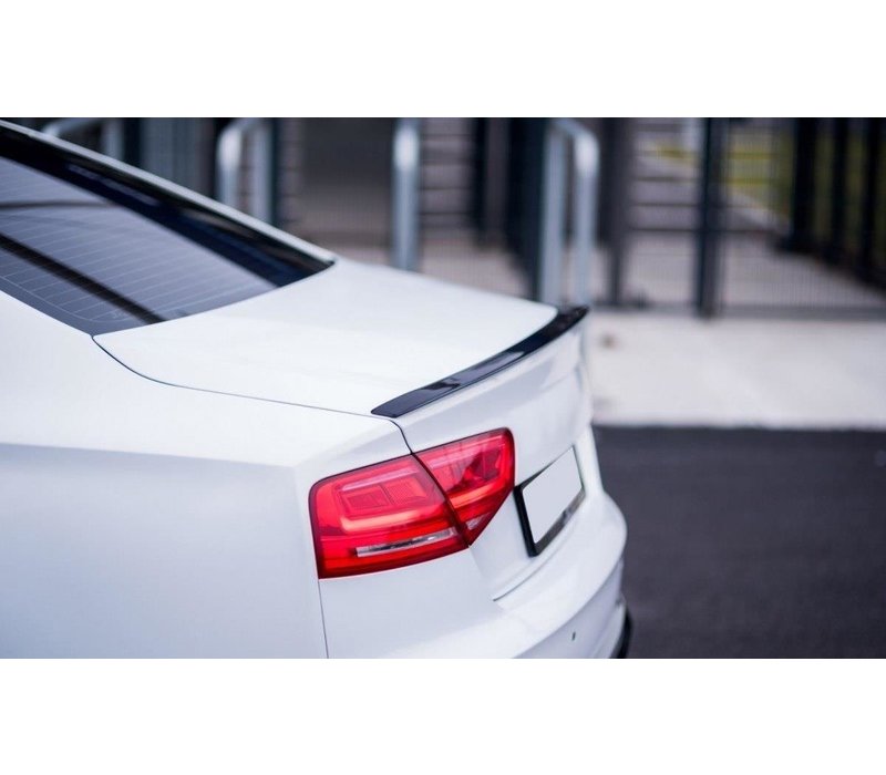 Tailgate spoiler lip for Audi A8 D4