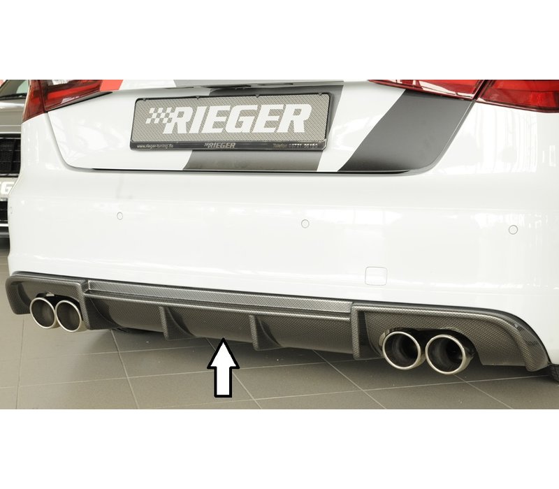 S3 Look Diffuser voor Audi A3 8V S line & S3