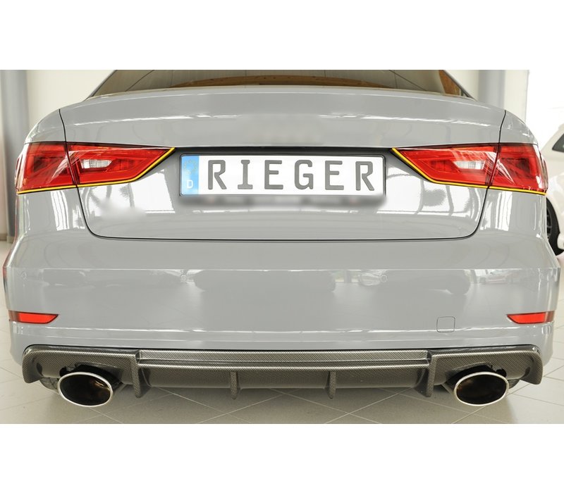 RS3 Look Diffuser voor Audi S3 8V / S line