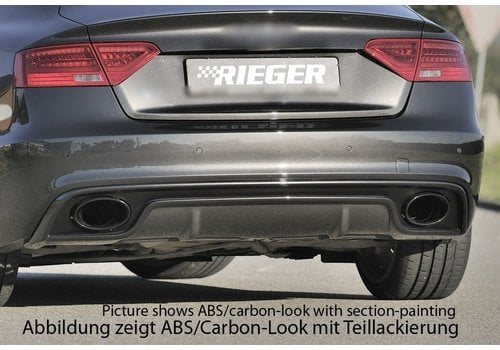Rieger Tuning RS5 Look Diffuser for Audi A5 8T Sportback S line / S5