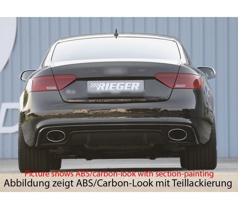 RS5 Look Diffuser voor Audi A5 8T Sportback S line / S5