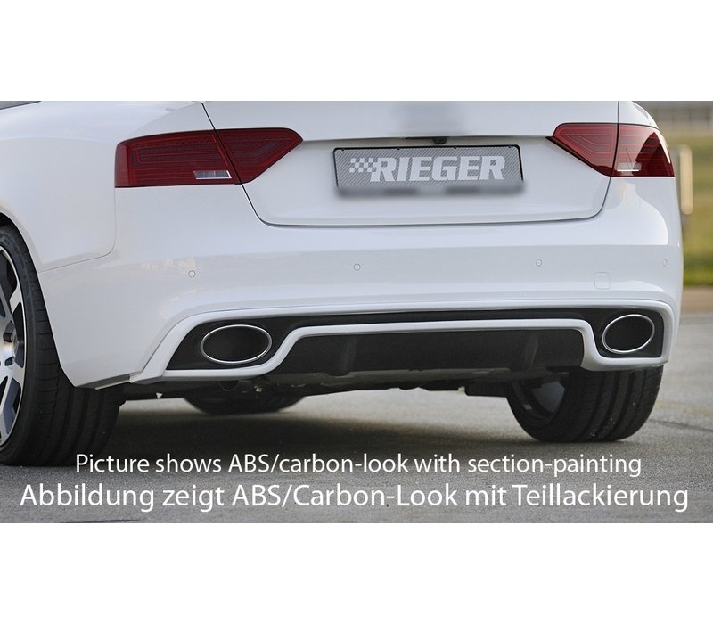 RS5 Look Diffuser for Audi A5 8T Sportback S line / S5