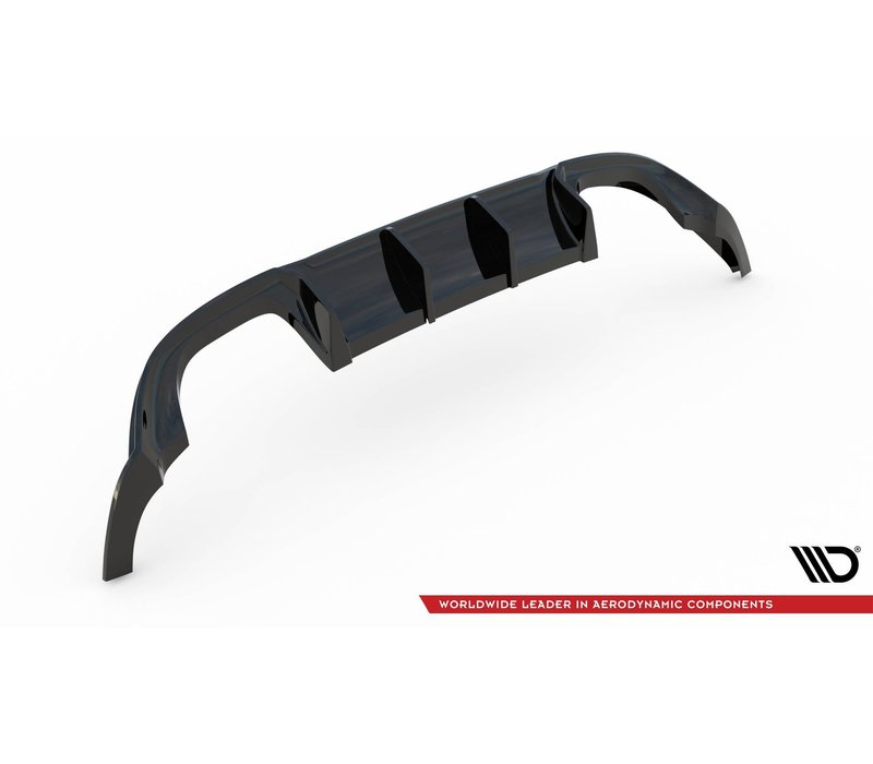 Aggressive Diffuser for Volkswagen Golf 7.5 Facelift / R / R line / GTI / GTD / GTE