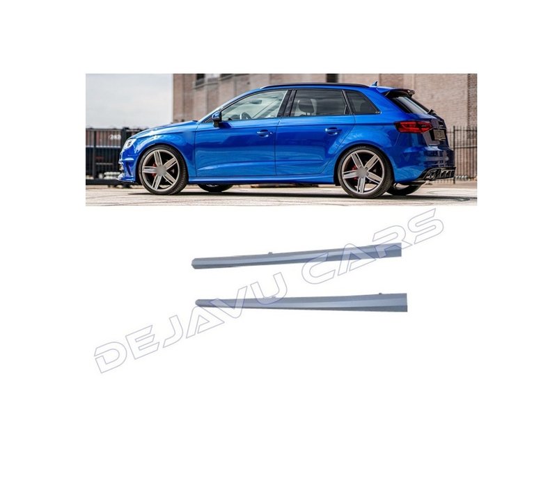 S line S3 RS3 Look Side Skirts for Audi A3 8V