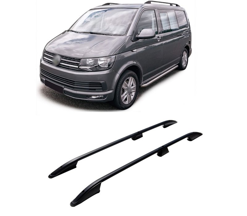 Aluminium Dachreling Schwarz für Volkswagen Transporter T5 / T5.1 / T6 / T6.1