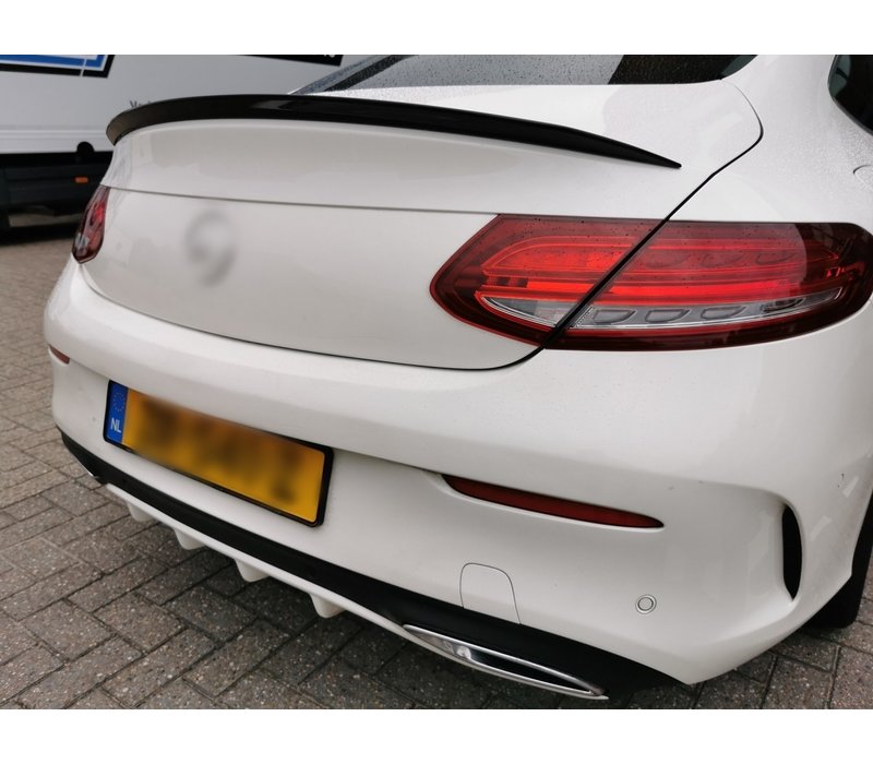 C63S AMG Look Tailgate spoiler for Mercedes Benz C Class C205 Coupe