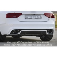 RS5 Look Diffuser for Audi A5 8T Coupe / Cabrio S line / S5