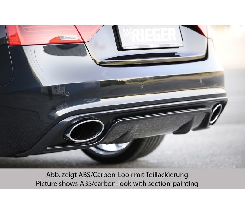 RS5 Look Diffusor für Audi A5 8T Coupe / Cabrio S line / S5