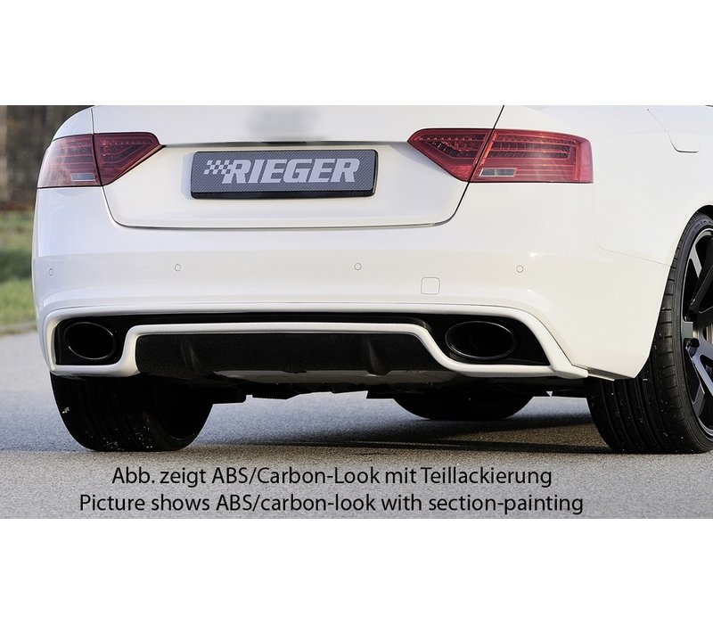 RS5 Look Diffuser for Audi A5 8T Coupe / Cabrio S line / S5