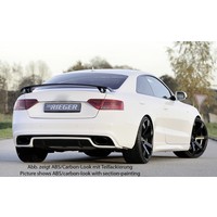RS5 Look Diffuser voor Audi A5 8T Coupe / Cabrio S line / S5