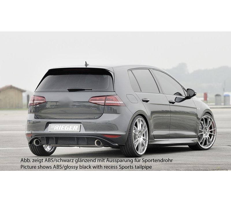 Facelift GTI Look Diffusor für Volkswagen Golf 7