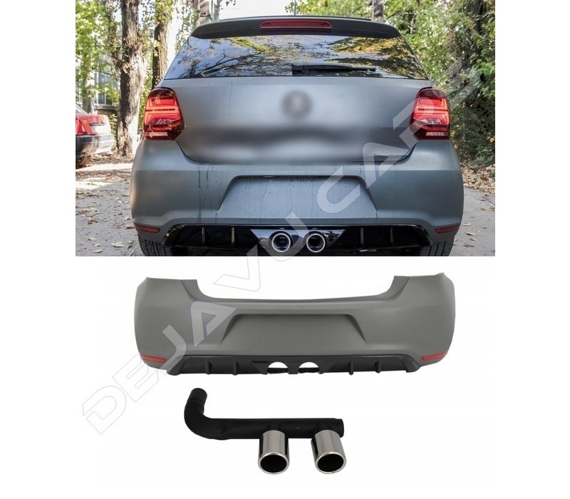 R20 Look Rear bumper for Volkswagen Polo 6R / 6C