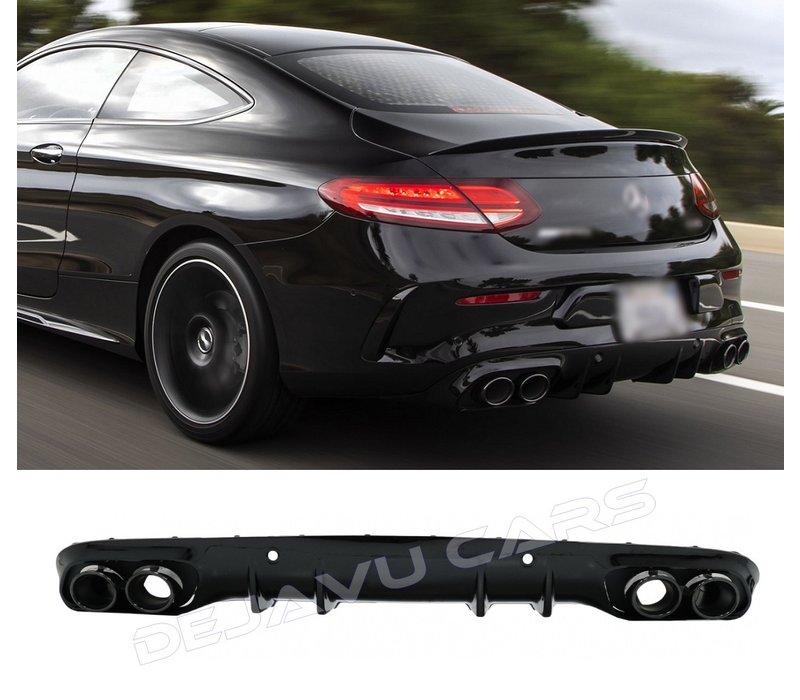 C43 AMG Look Diffuser for Mercedes Benz C-Class C205 / A205 - Dejavu ...