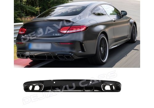 OEM Line ® C63 S AMG Look Diffusor für Mercedes Benz C Klasse C205 Coupe / A205 Cabrio