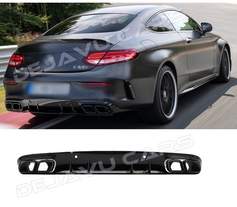 C63 AMG Look Diffuser voor Mercedes Benz C Klasse C205 A205
