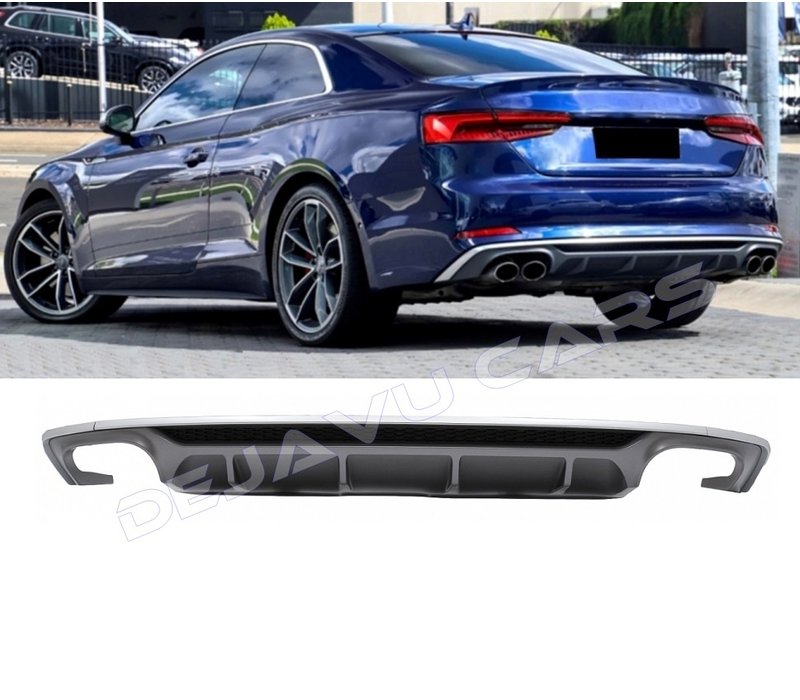 S5 Look Diffuser for Audi A5 B9 F5 S line