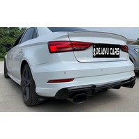 RS3 Look Auspuffanlage für Audi A3 8V Limousine